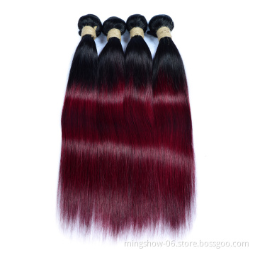 Hot sale colored hair extension indian human hair